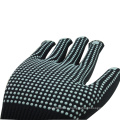 NMSAFETY buen grip13 calibre azul oscuro 100% polycotton liner punteado powderblue pvc en palma anti dlip trabajo guantes de seguridad